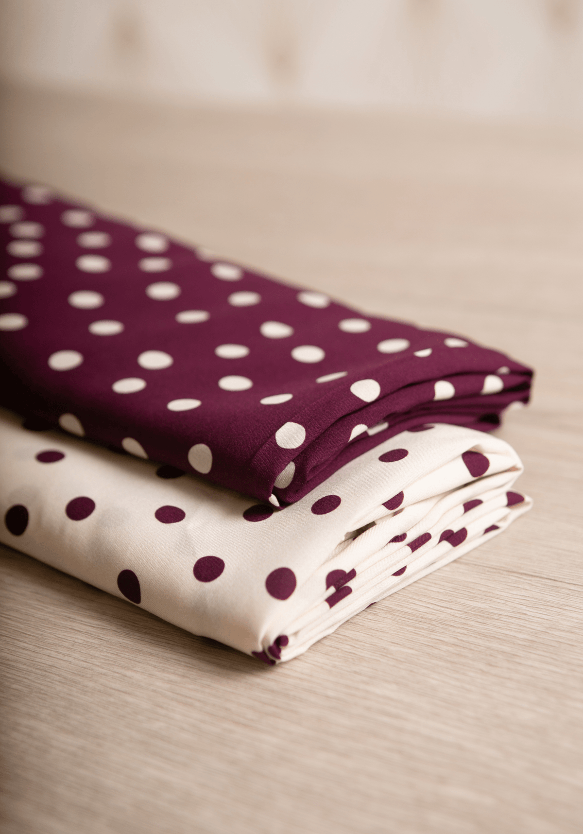 Tissu popeline de viscose imprimée Lunares - Plusieurs coloris - Maison Fauve