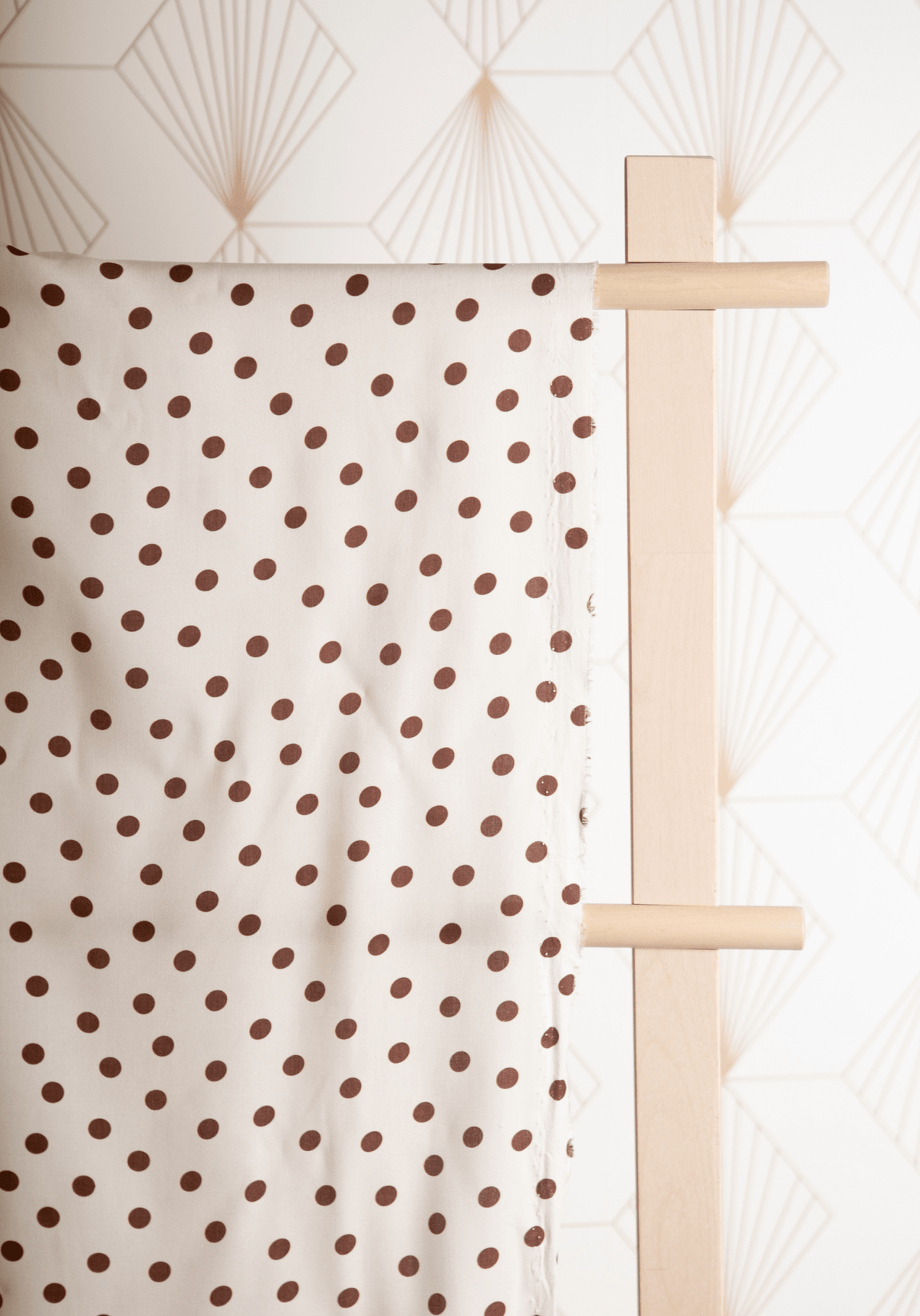 Tissu popeline de viscose imprimée Lunares - Plusieurs coloris - Maison Fauve
