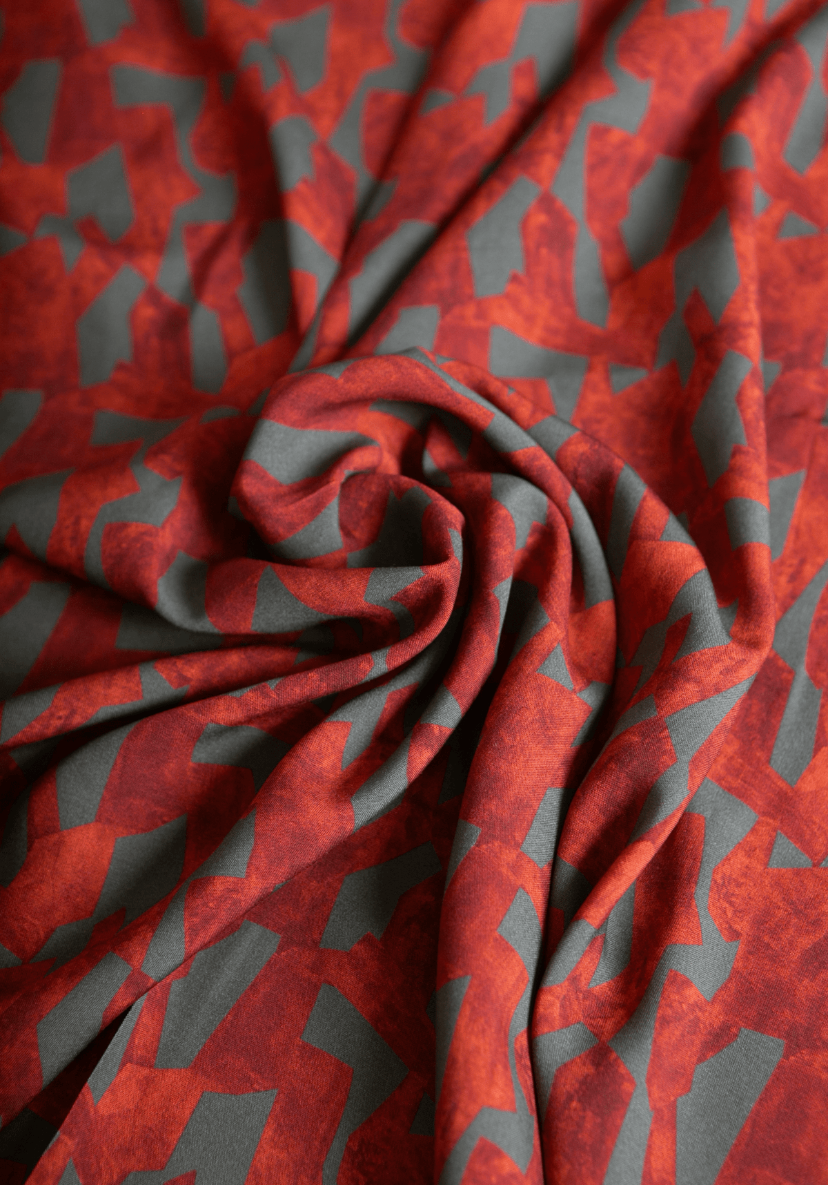 Tissu popeline de viscose imprimée Pietra - Plusieurs coloris - Maison Fauve