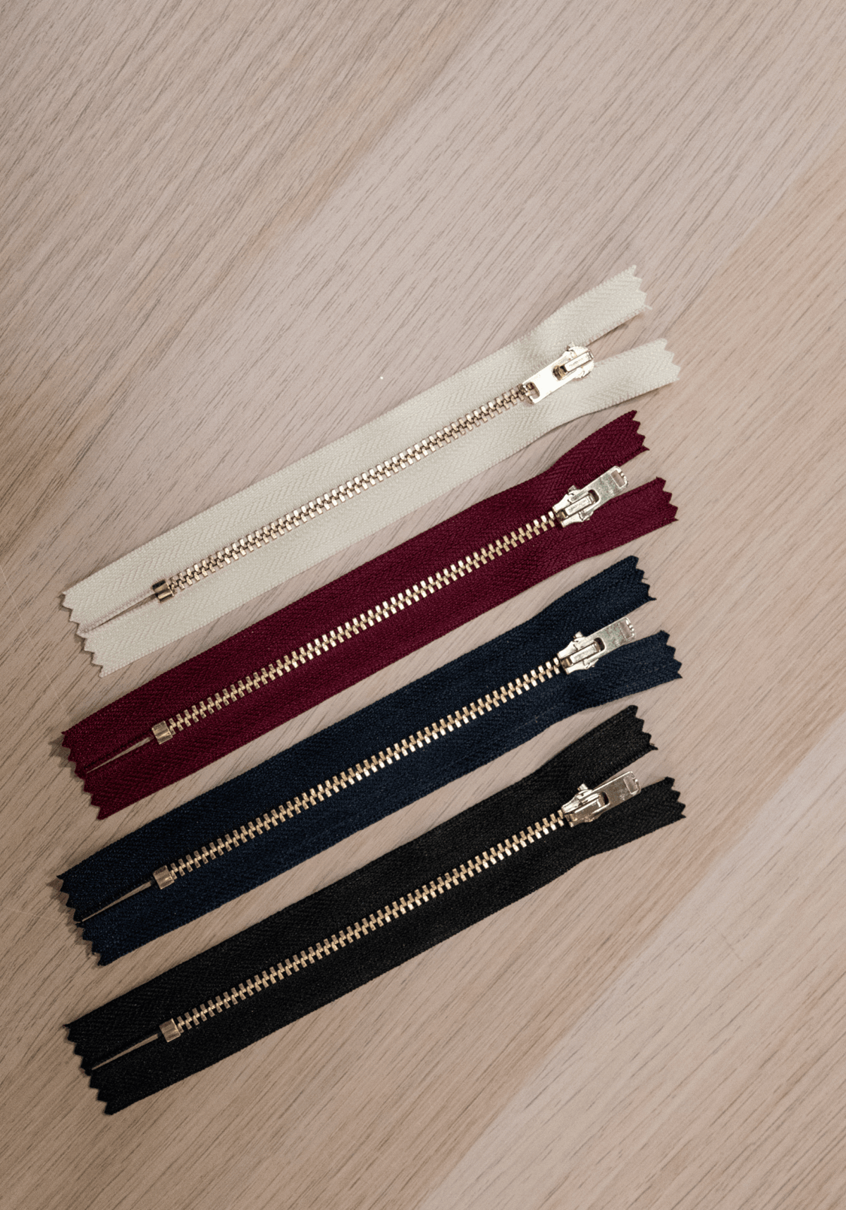 Zip 13 cm non séparable pour veste et blouson - Plusieurs coloris - Maison Fauve
