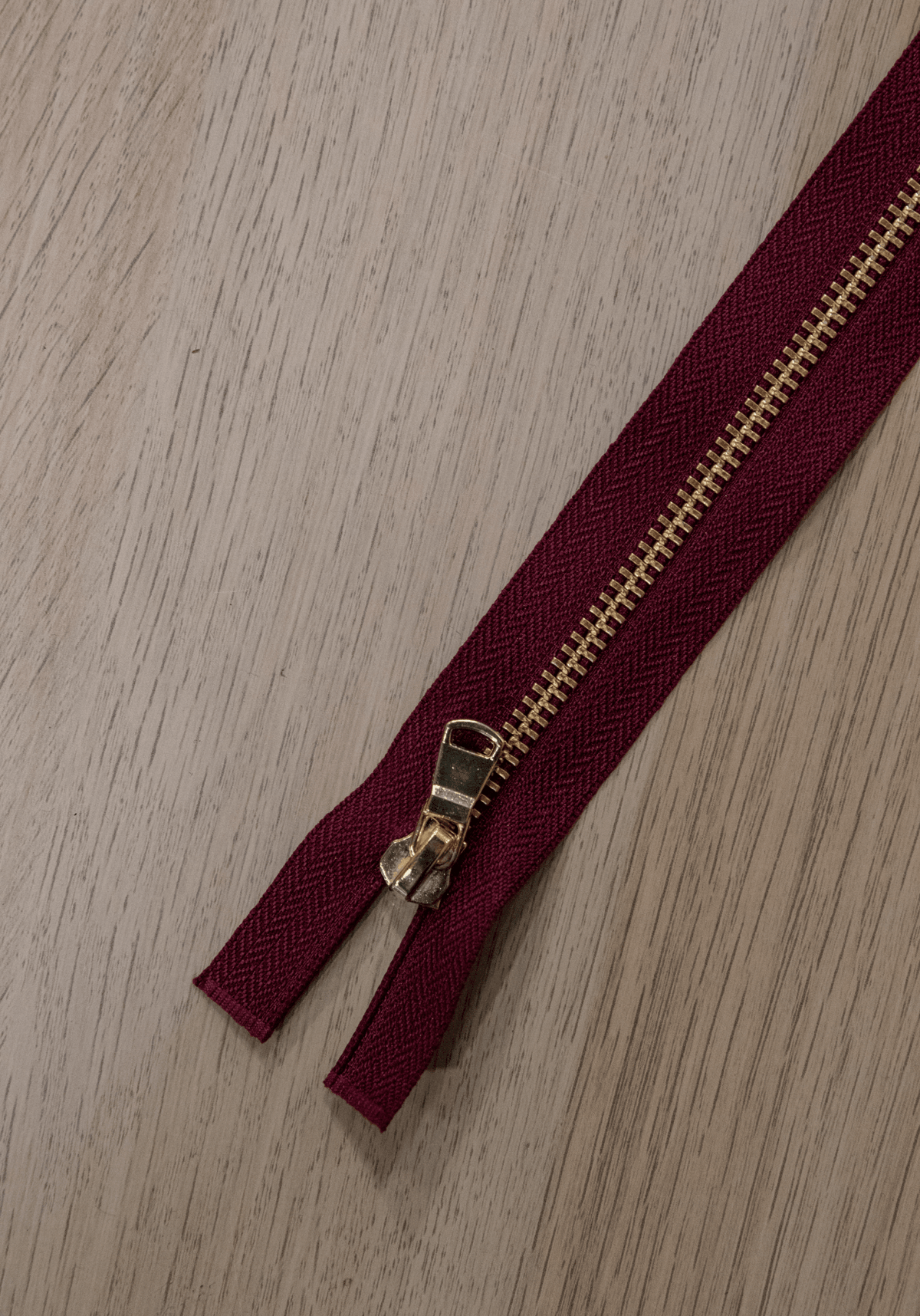 Zip 45 cm séparable pour veste et blouson - Plusieurs coloris - Maison Fauve
