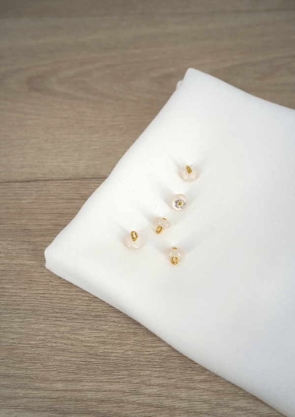 Bouton à coudre en nacre Wink Glossy 10 mm - Plusieurs couleurs - Maison Fauve