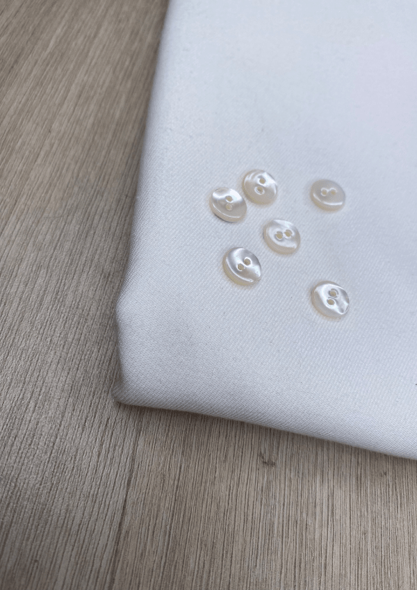 Bouton nacre 11 mm - Plusieurs couleurs - Maison Fauve