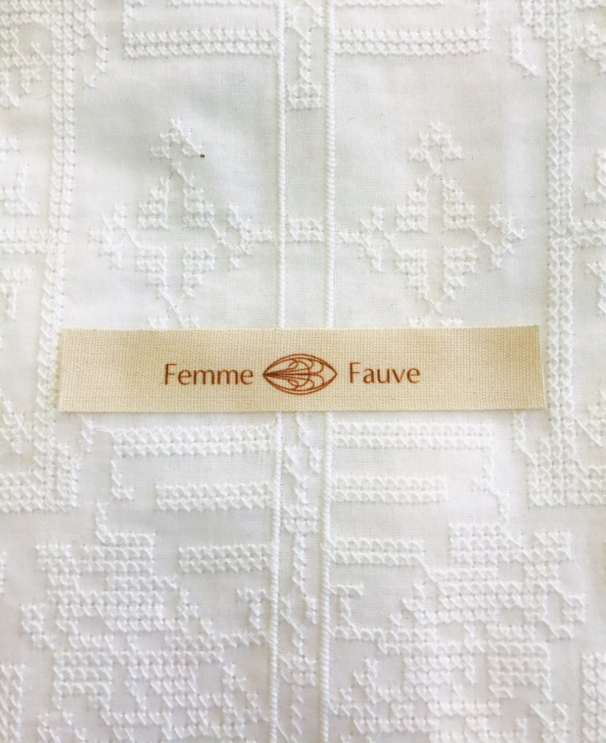Étiquettes à coudre Femme Fauve - Le lot de 6 étiquettes - Maison Fauve