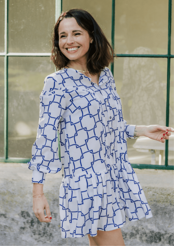 Patron blouse, robe Tribeca / PDF (A4, A3, A0, US Letter) - Cadres, Calques par Taille, Vidéoprojection - Maison Fauve