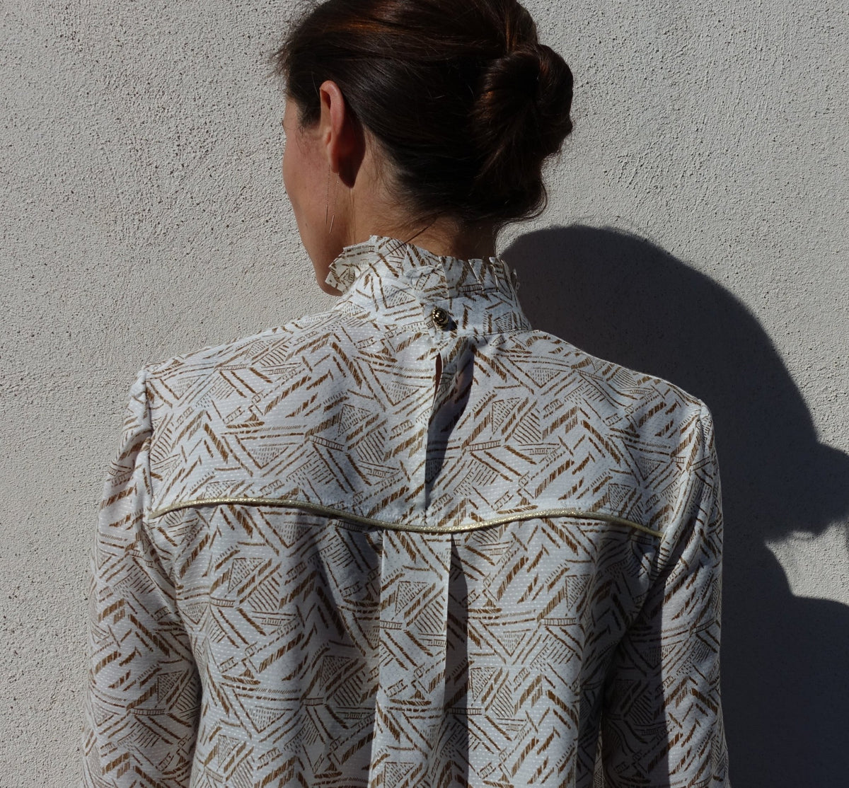 Patron couture blouse Dahlia / PDF (A4, A3, A0, US Letter) - Cadres, Calques par Taille, Vidéoprojection - Maison Fauve