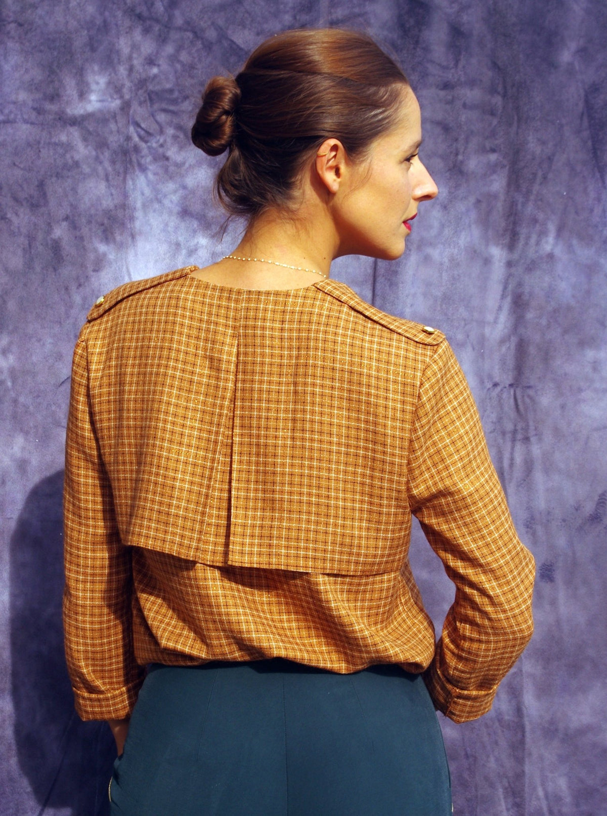 Patron couture blouse Rocaille / PDF (A4, A3, A0, US Letter) - Cadres, Calques par Taille, Vidéoprojection - Maison Fauve