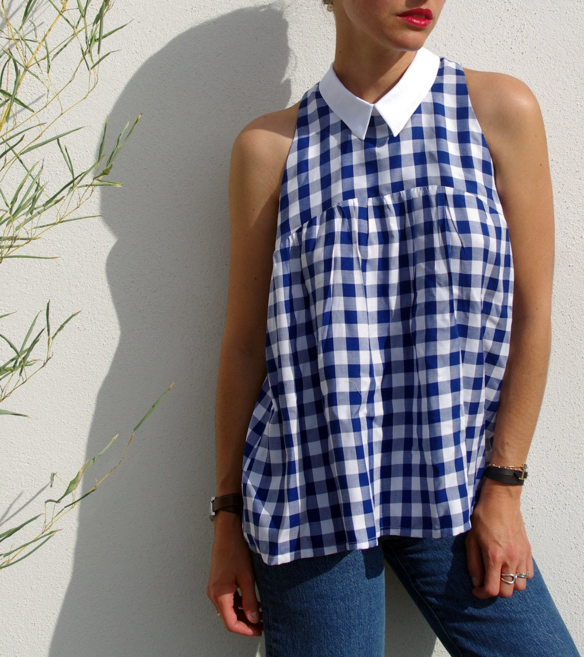 Patron couture blouse, top Panama / PDF (A4, A3, A0, US Letter) - Cadres, Calques par Taille, Vidéoprojection - Maison Fauve