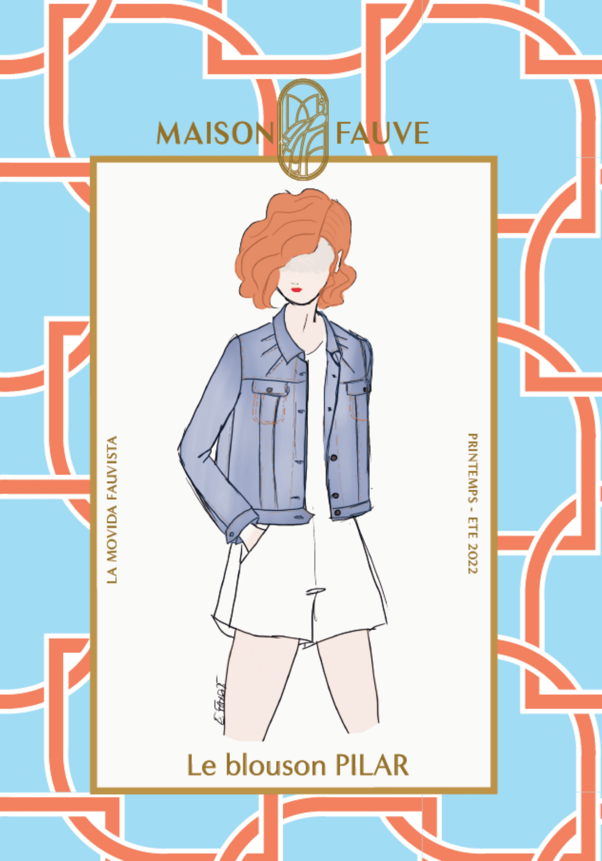 Patron couture blouson Pilar / Patron pochette - Maison Fauve