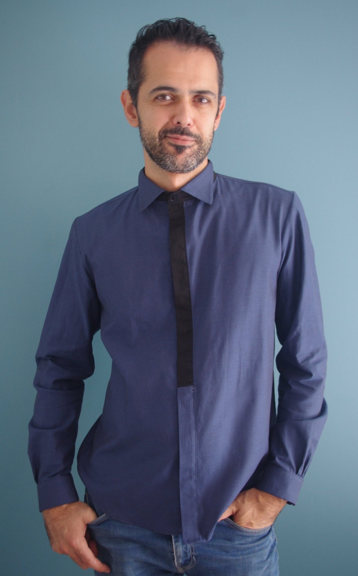 Patron couture chemise homme Sparrow / PDF (A4, A3, A0, US Letter) - Cadres, Calques par Taille, Vidéoprojection - Maison Fauve