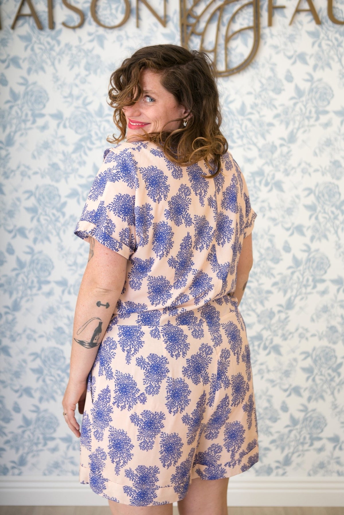 Patron couture combishort, robe Eclipse / PDF (A4, A3, A0, US Letter) – Tailles 34 à 56 – Cadres, Calques par Taille, Vidéoprojection - Maison Fauve