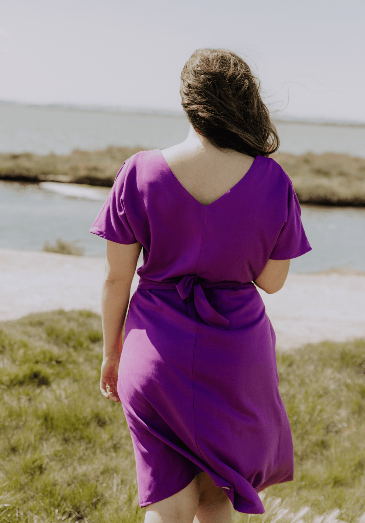 Patron couture Débutant - La robe Transat / PDF (A4, A3, A0, US Letter) - Cadres, Calques par Taille, Vidéoprojection - Maison Fauve