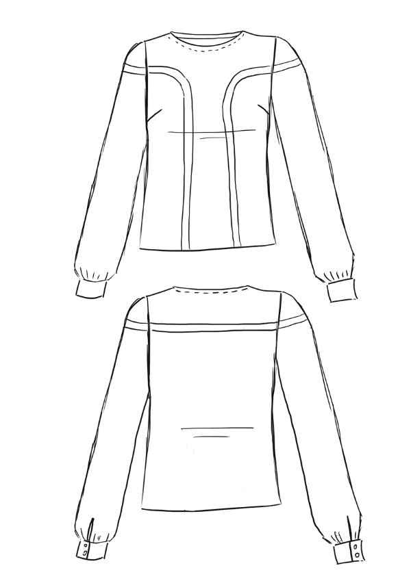 Patron couture gratuit blouse Tribeca / PDF à télécharger - Maison Fauve