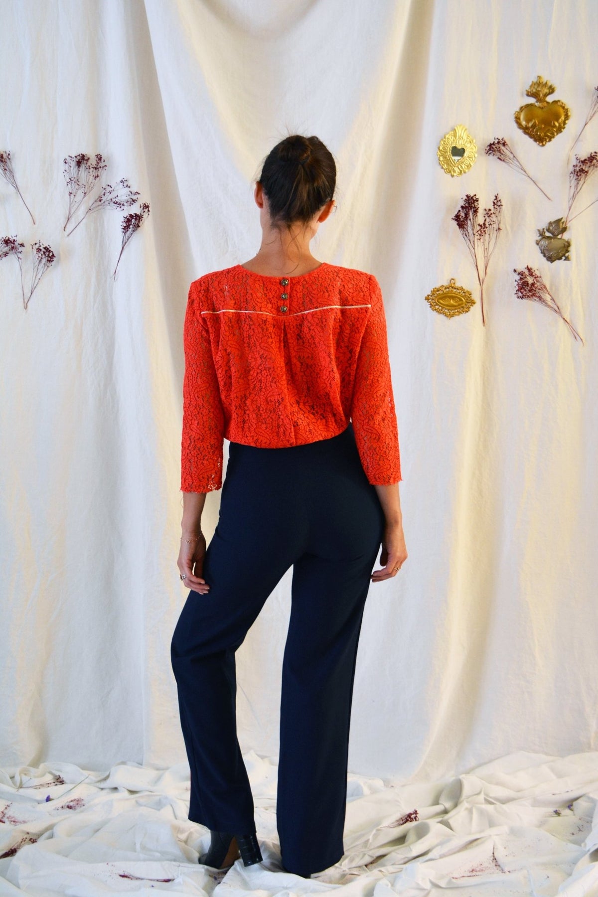 Patron couture pantalon à pont Embrun / PDF (A4, A3, A0, US Letter) - Cadres, Calques par Taille, Vidéoprojection - Maison Fauve