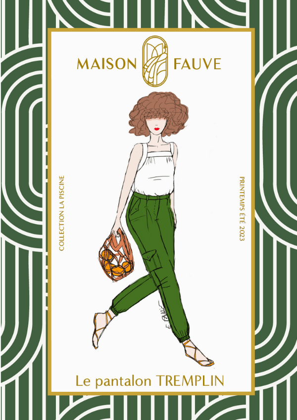 Patron couture pantalon Tremplin / Patron pochette - Maison Fauve