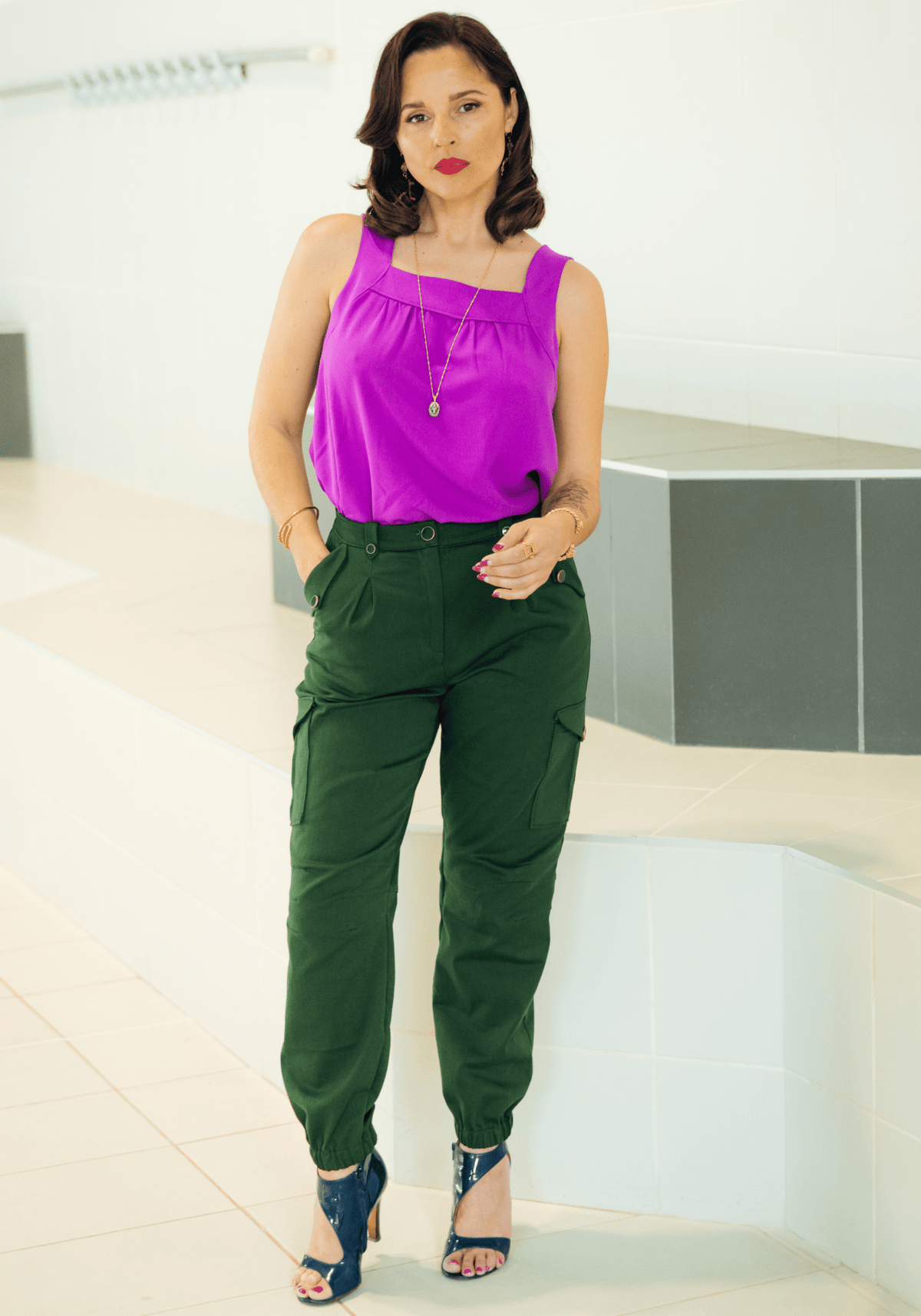 Patron couture pantalon Tremplin / PDF (A4, A3, A0, US Letter) - Cadres, Calques par Taille, Vidéoprojection - Maison Fauve