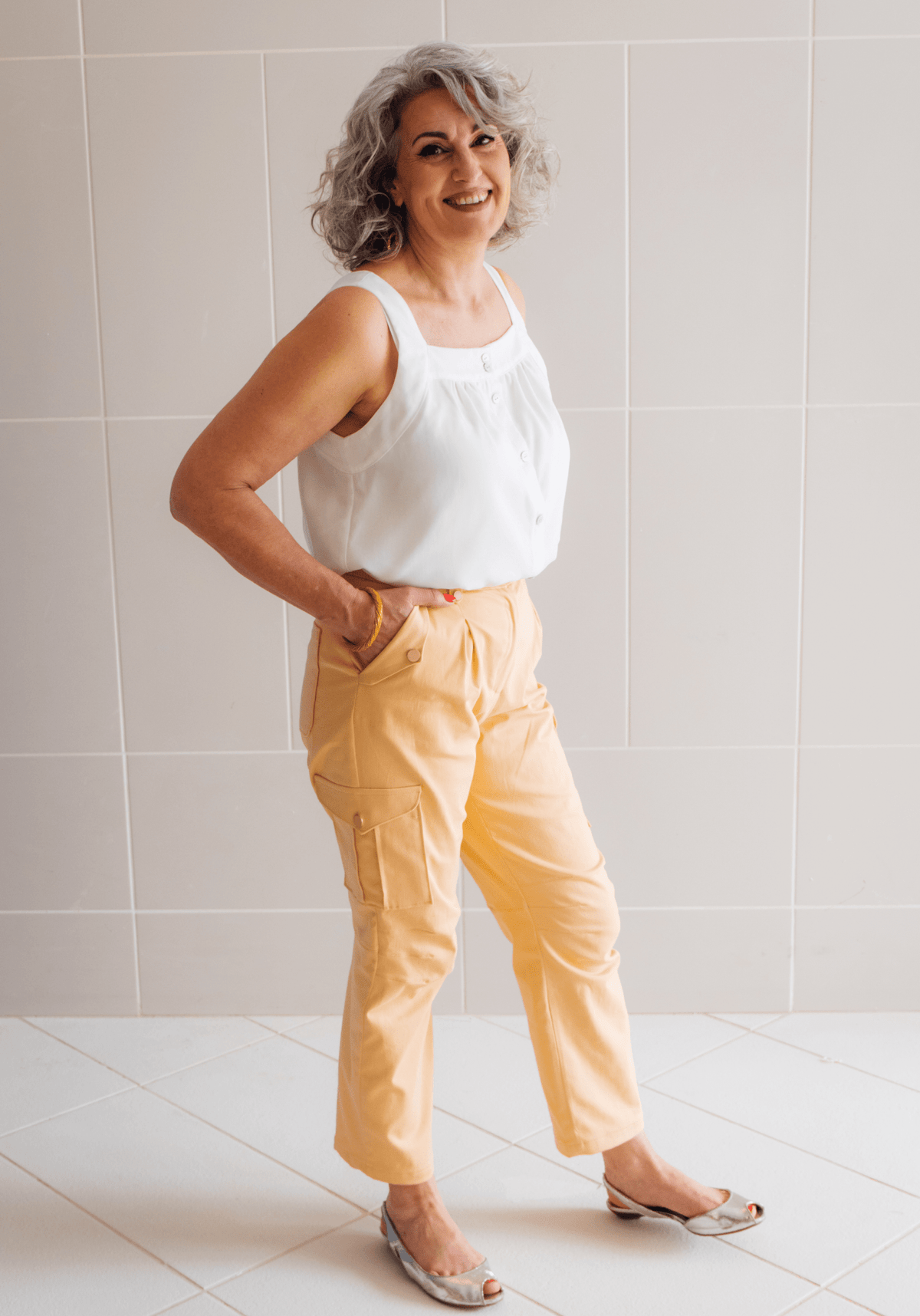 Patron couture pantalon Tremplin / PDF (A4, A3, A0, US Letter) - Cadres, Calques par Taille, Vidéoprojection - Maison Fauve