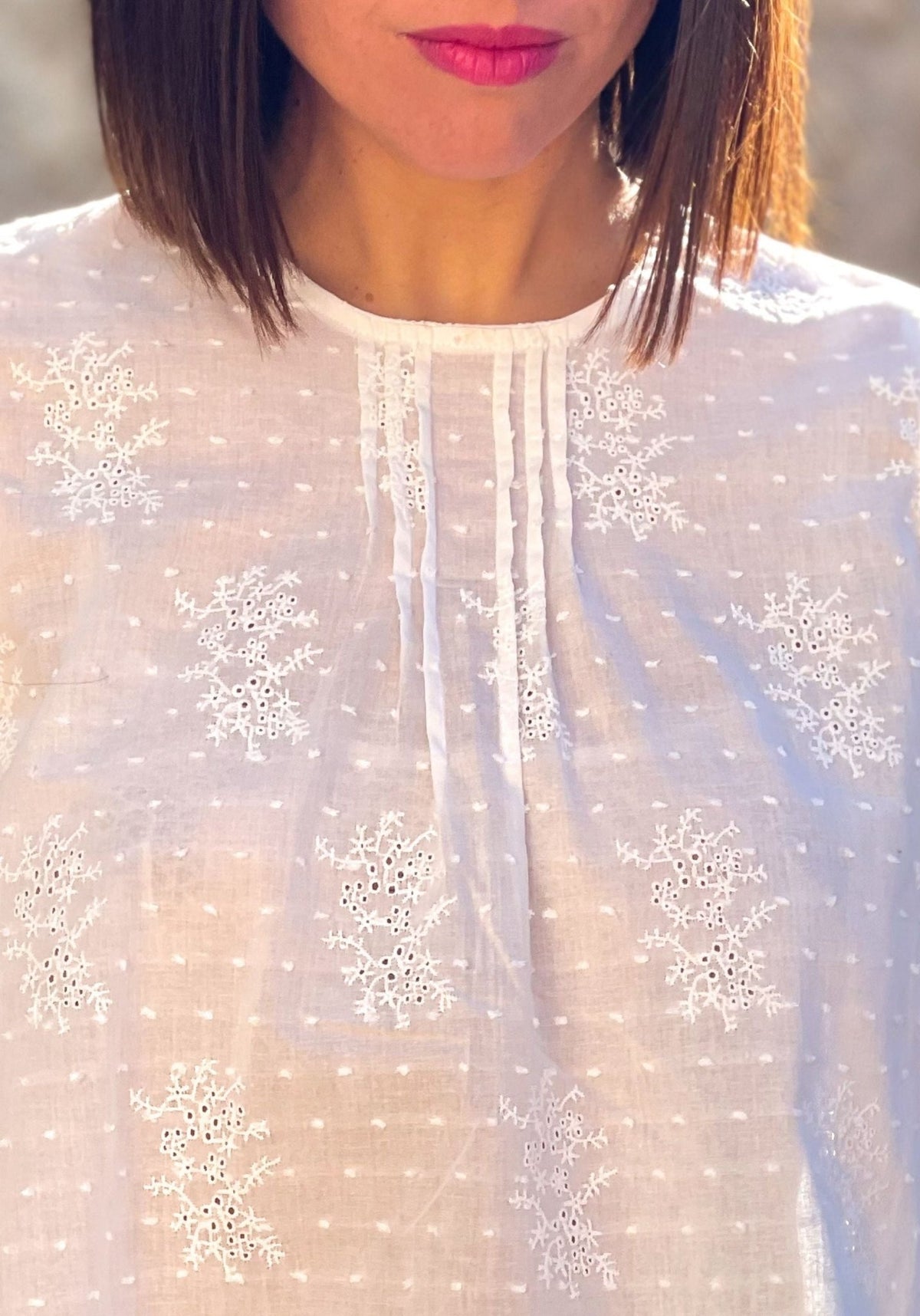 Patron couture PDF blouse Tilda et ses 5 options de col / PDF (A4, A3, A0, US Letter) - Cadres, Calques par Taille, Vidéoprojection - Maison Fauve