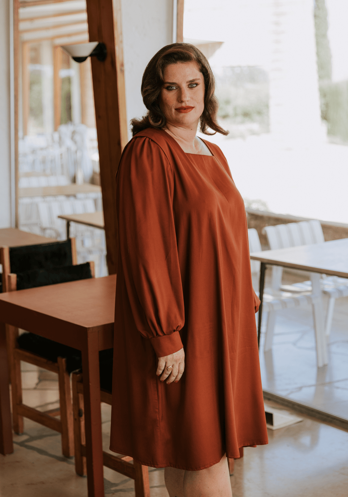 Patron couture robe, blouse Lauren / PDF (A4, A3, A0, US Letter) - Cadres, Calques par Taille, Vidéoprojection - Maison Fauve