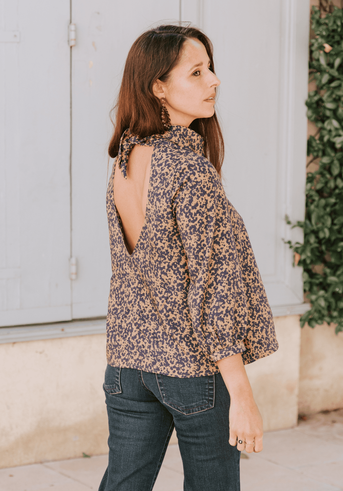 Patron couture robe, blouse Mia / PDF (A4, A3, A0, US Letter) - Cadres, Calques par Taille, Vidéoprojection - Maison Fauve