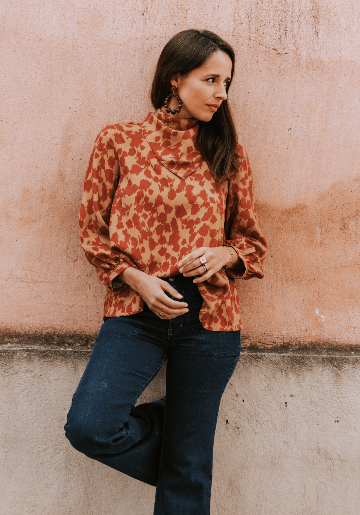 Patron couture robe, blouse Mia / PDF (A4, A3, A0, US Letter) - Cadres, Calques par Taille, Vidéoprojection - Maison Fauve