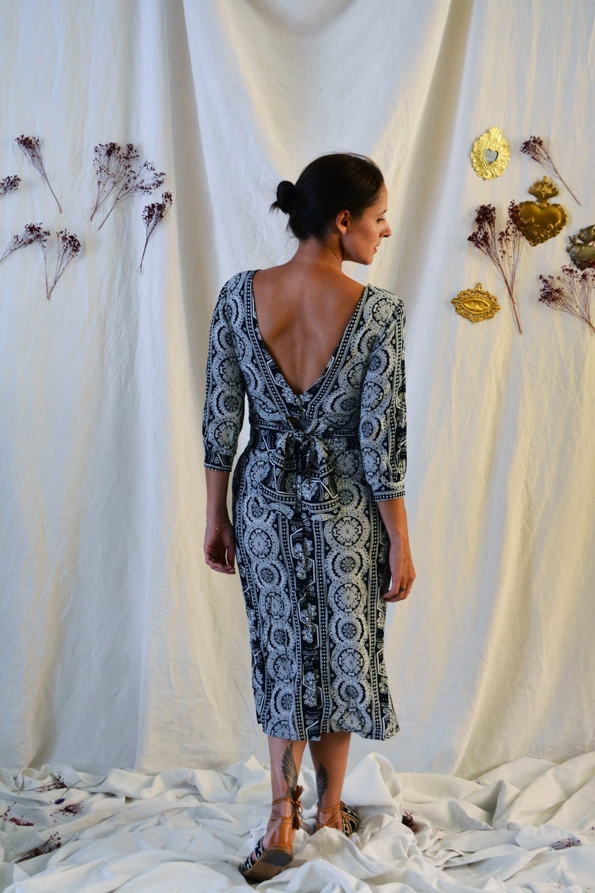 Patron couture robe, blouse Sierra / PDF (A4, A3, A0, US Letter) - Cadres, Calques par Taille, Vidéoprojection - Maison Fauve