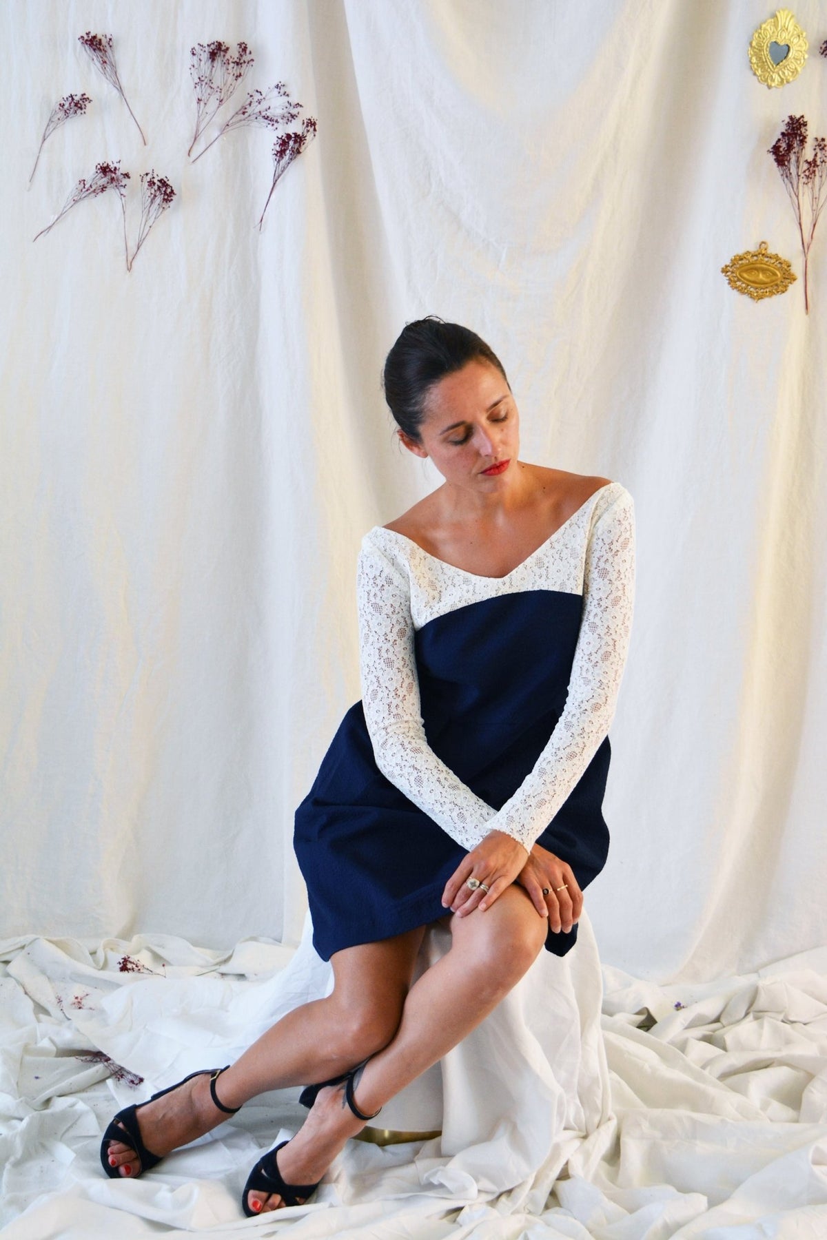 Patron couture robe Jasmin / PDF (A4, A3, A0, US Letter) - Cadres, Calques par Taille, Vidéoprojection - Maison Fauve