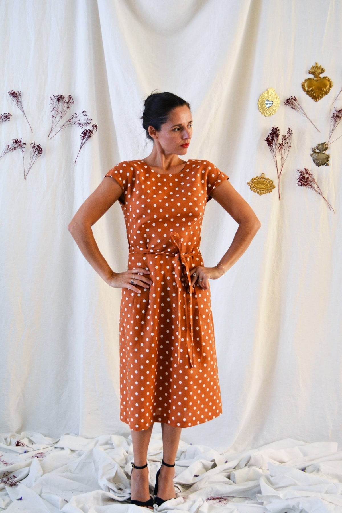 Patron couture robe, top Leaf / PDF (A4, A3, A0, US Letter) – Tailles 34 à 56 – Cadres, Calques par Taille, Vidéoprojection - Maison Fauve