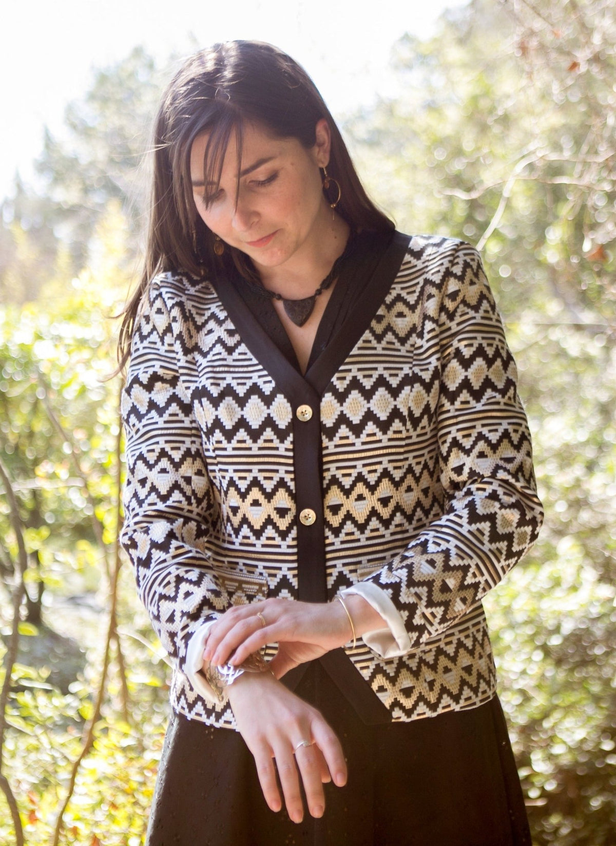 Patron couture veste Ispahan / PDF (A4, A3, A0, US Letter) - Cadres, Calques par Taille, Vidéoprojection - Maison Fauve