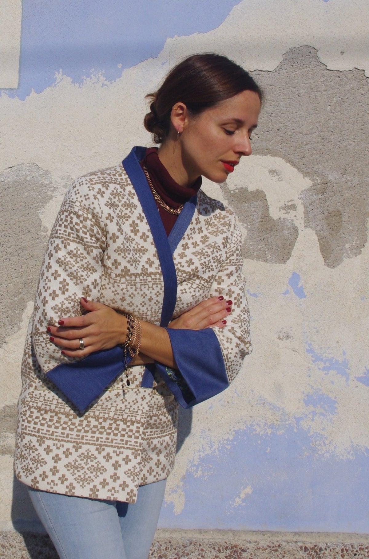 Patron couture veste Sable / PDF (A4, A3, A0, US Letter) – Tailles 34 à 56 – Cadres, Calques par Taille, Vidéoprojection - Maison Fauve