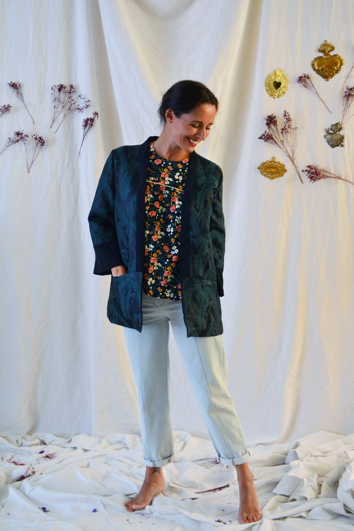 Patron couture veste Sable / PDF (A4, A3, A0, US Letter) – Tailles 34 à 56 – Cadres, Calques par Taille, Vidéoprojection - Maison Fauve