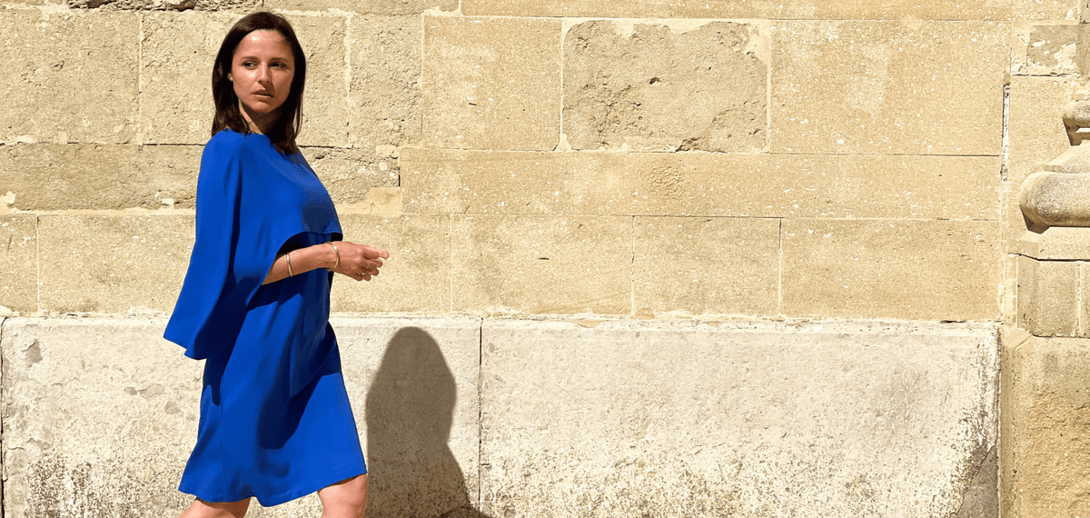 Blue Bonnie, ou la plus fabuleuse des robes capes ! - Maison Fauve