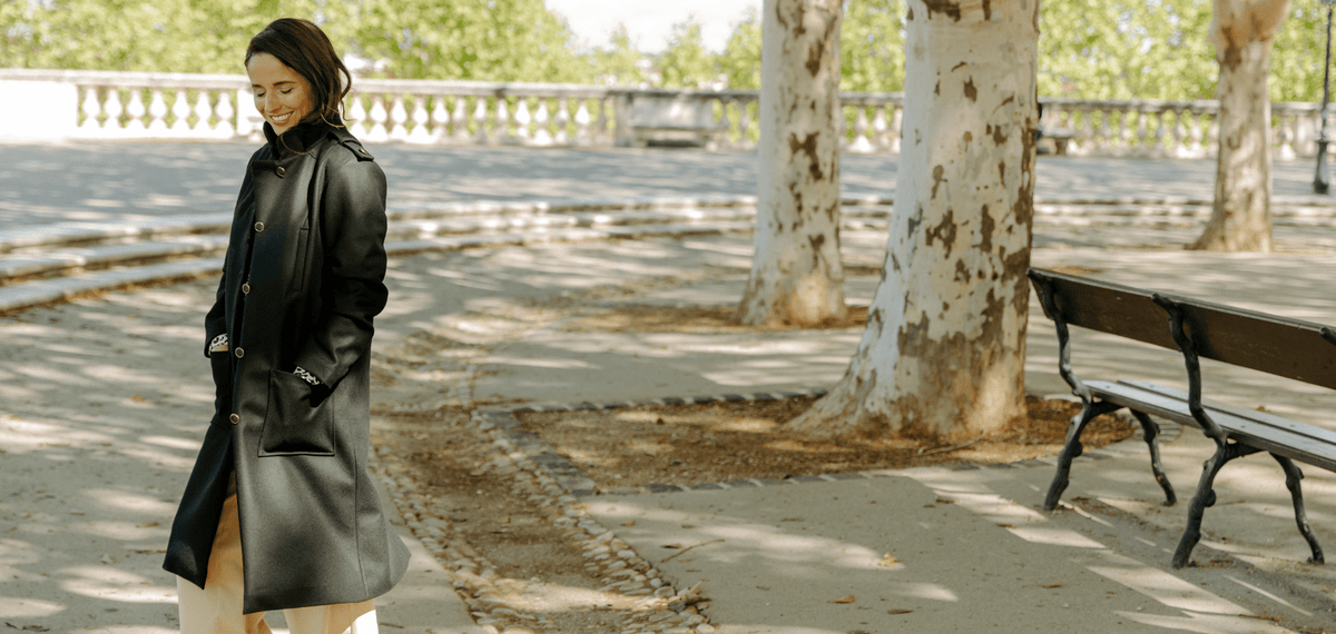 Le manteau Tigris sous toutes les coutures ! - Maison Fauve