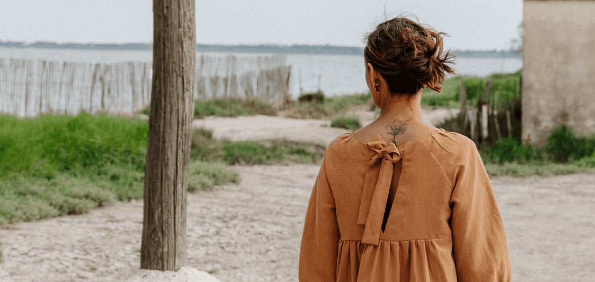 Tuto patron couture : le hack de la blouse Hespéride en robe - Maison Fauve