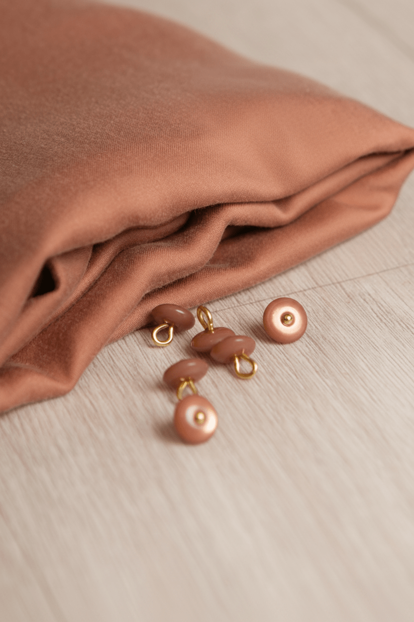 Bouton à coudre en nacre Wink Glossy 10 mm - Plusieurs couleurs - Maison Fauve