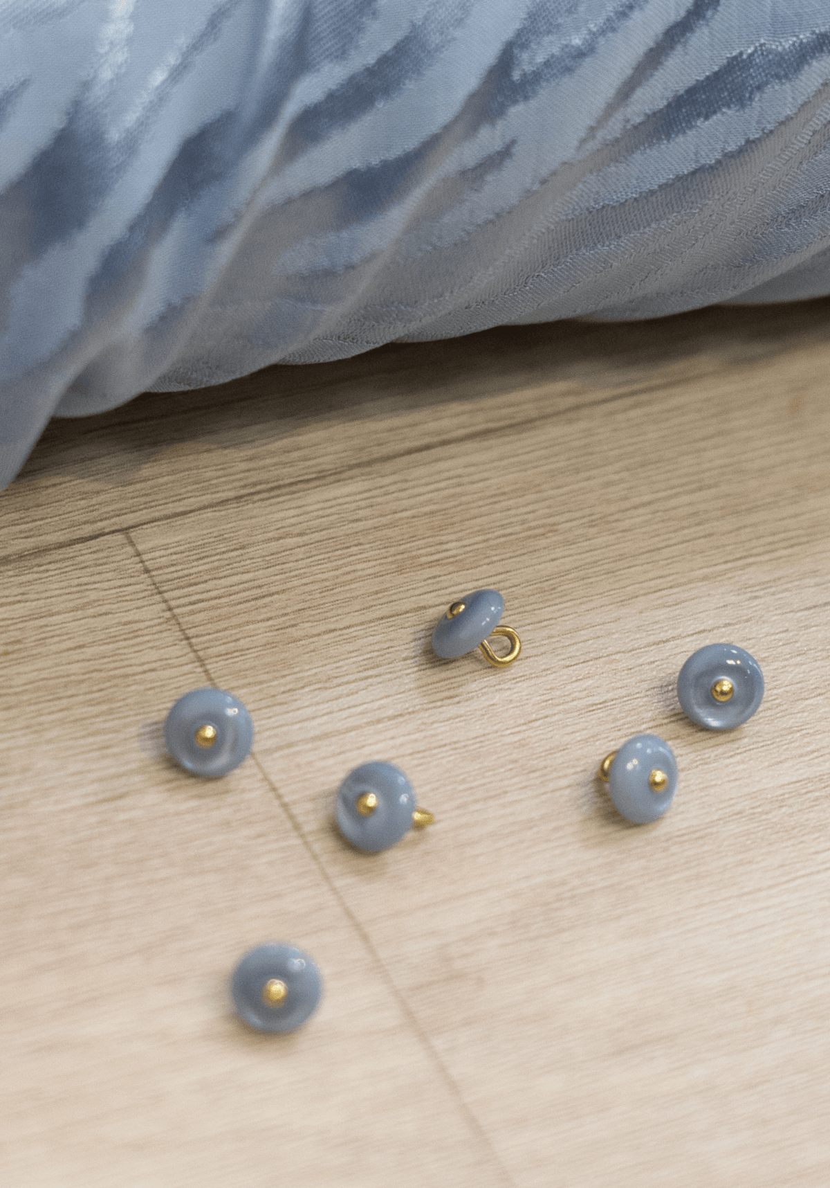 Bouton à coudre en nacre Wink Glossy 10 mm - Plusieurs couleurs - Maison Fauve