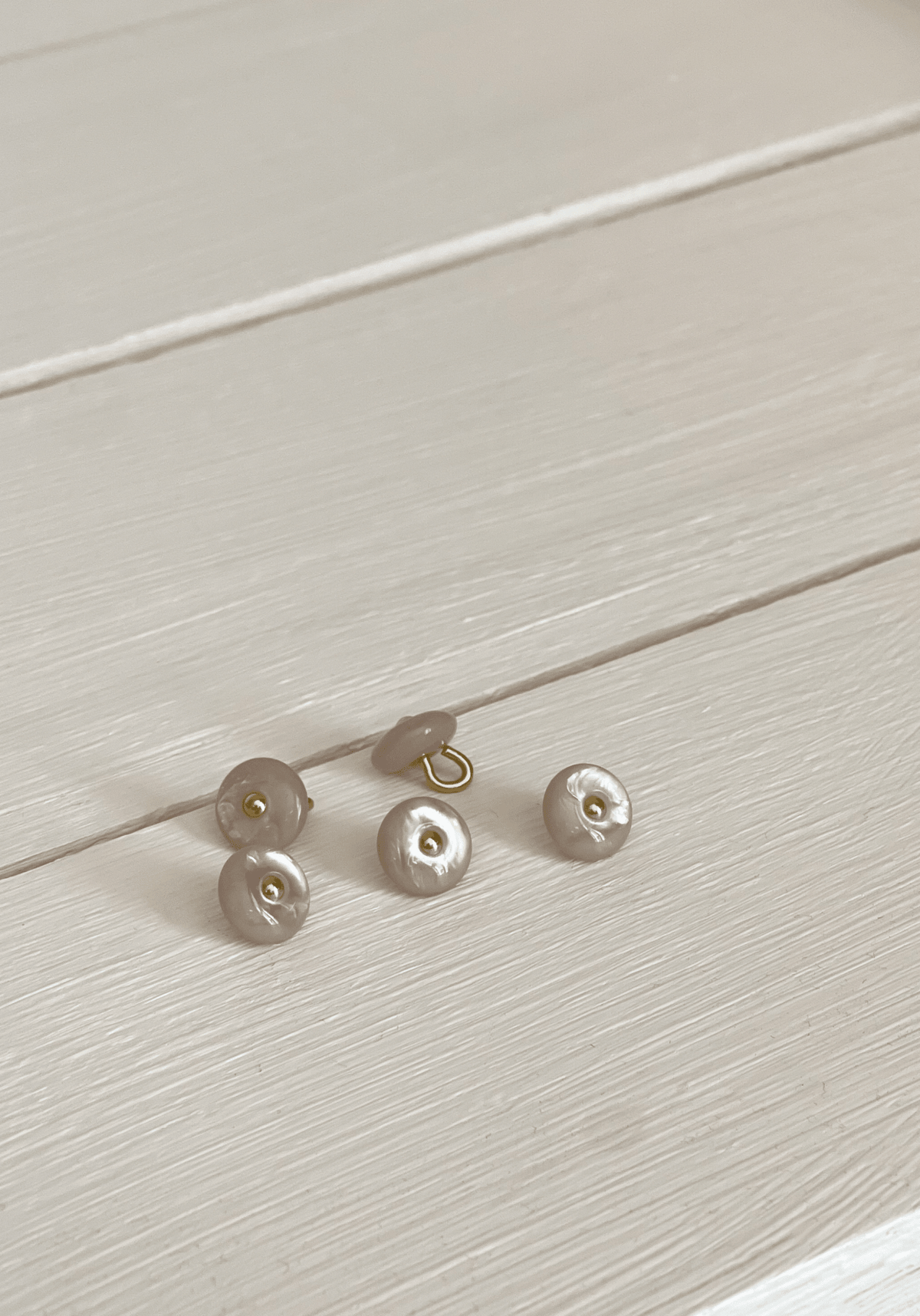 Bouton à coudre en nacre Wink Glossy 10 mm - Plusieurs couleurs - Maison Fauve
