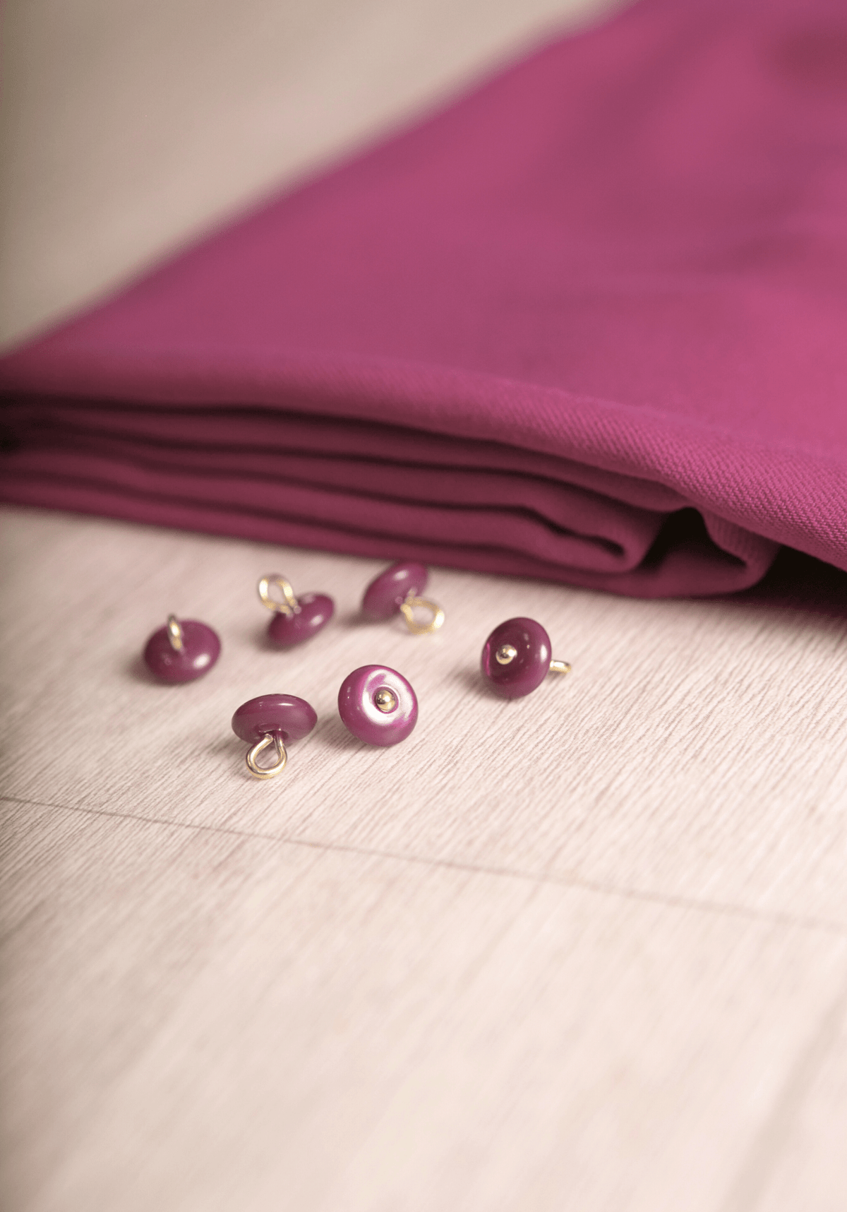 Bouton à coudre en nacre Wink Glossy 10 mm - Plusieurs couleurs - Maison Fauve