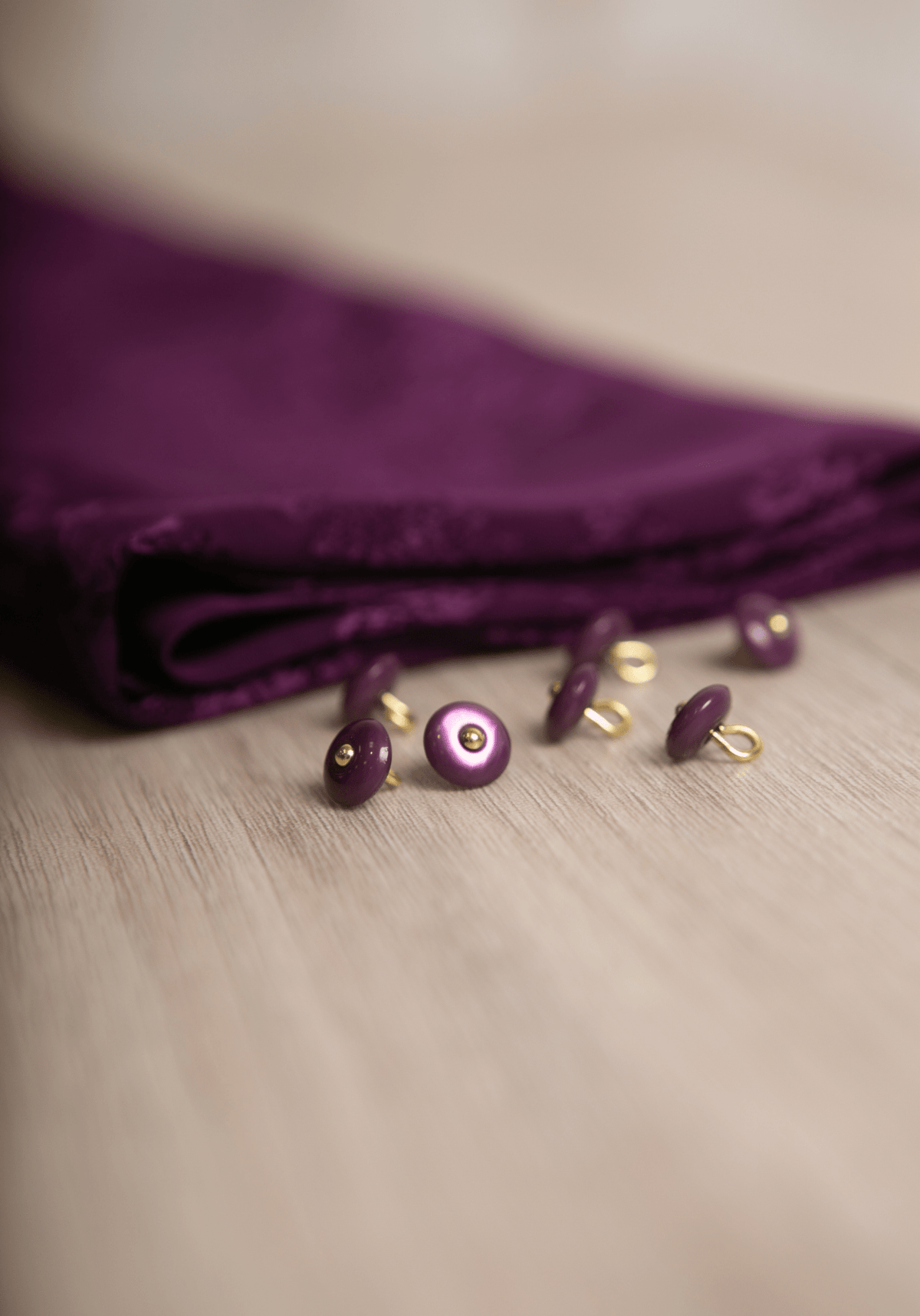 Bouton à coudre en nacre Wink Glossy 10 mm - Plusieurs couleurs - Maison Fauve