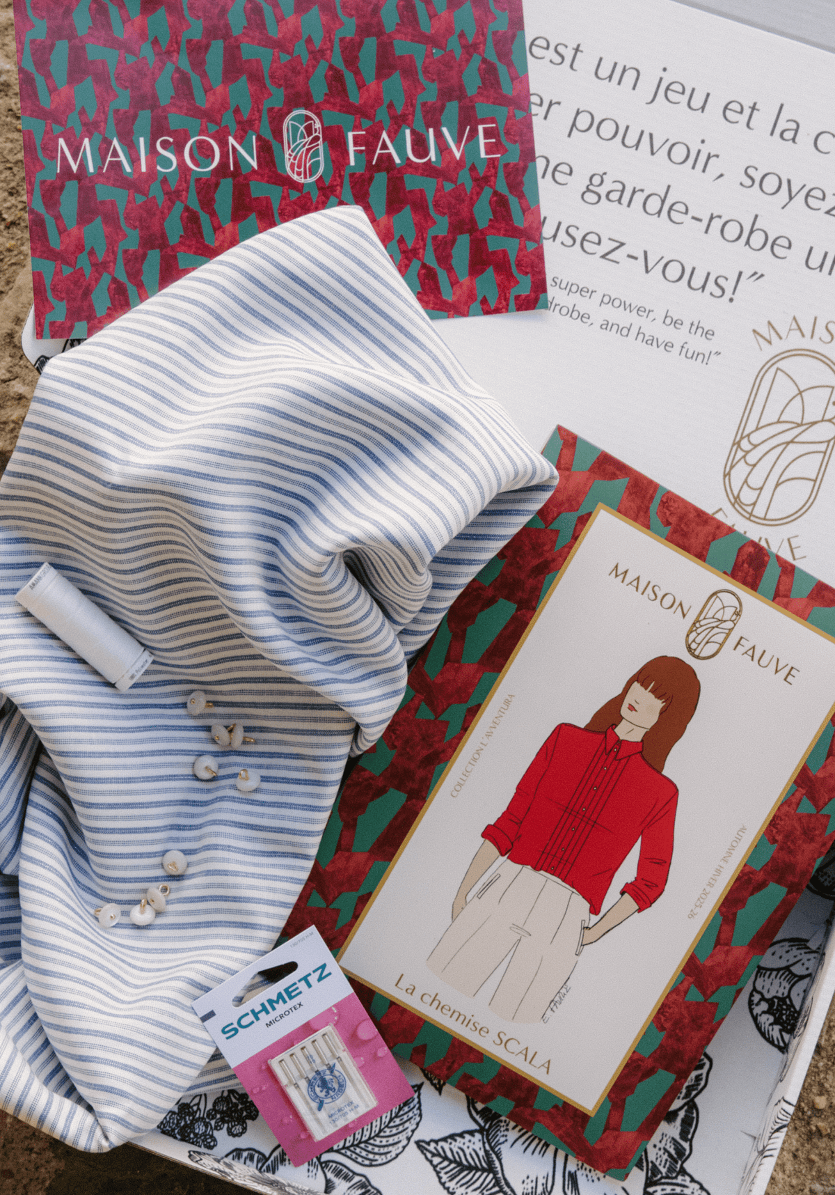 Box Couture - La chemise Scala - Maison Fauve