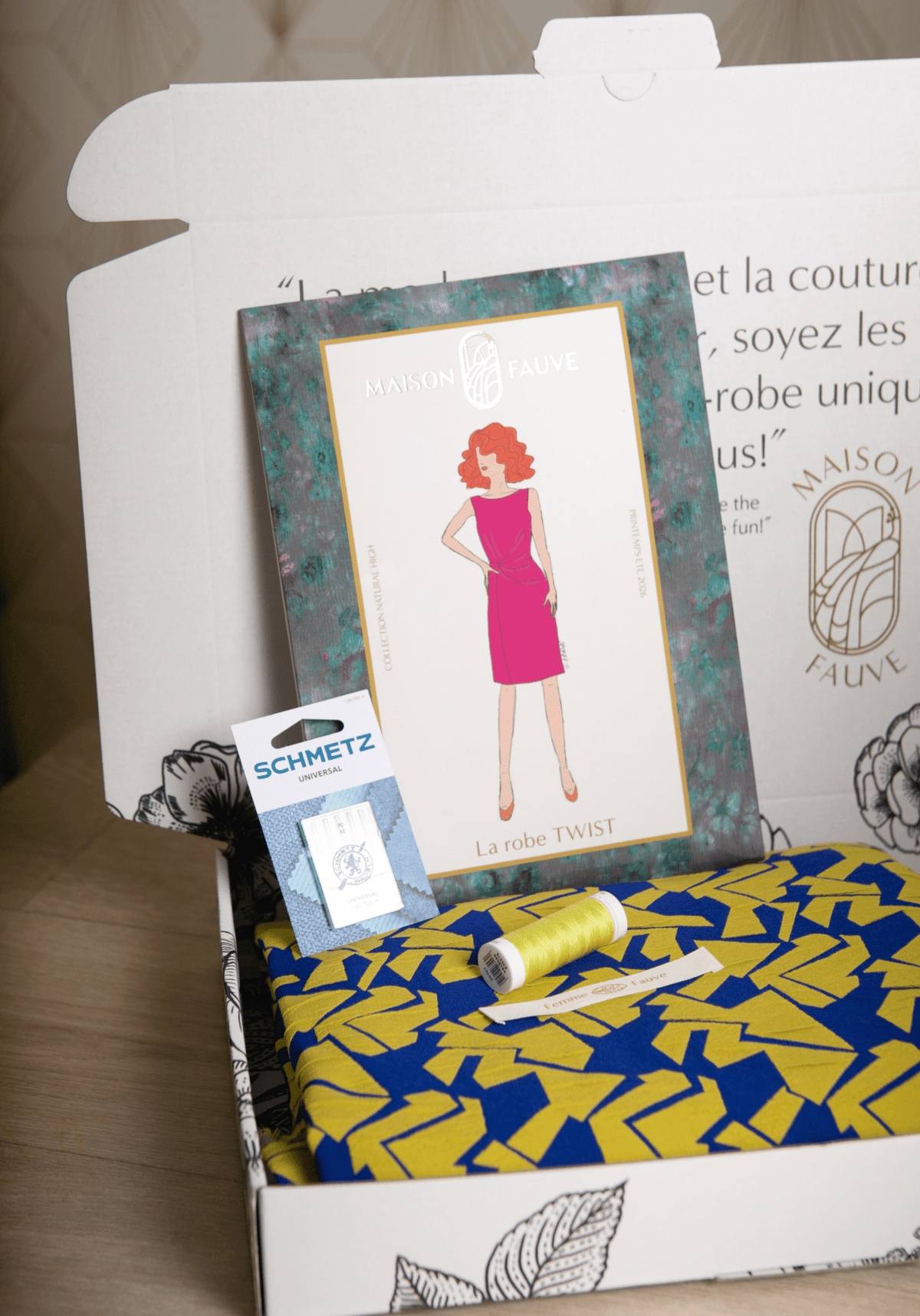 Box Couture - La Robe Drapée Twist - Maison Fauve