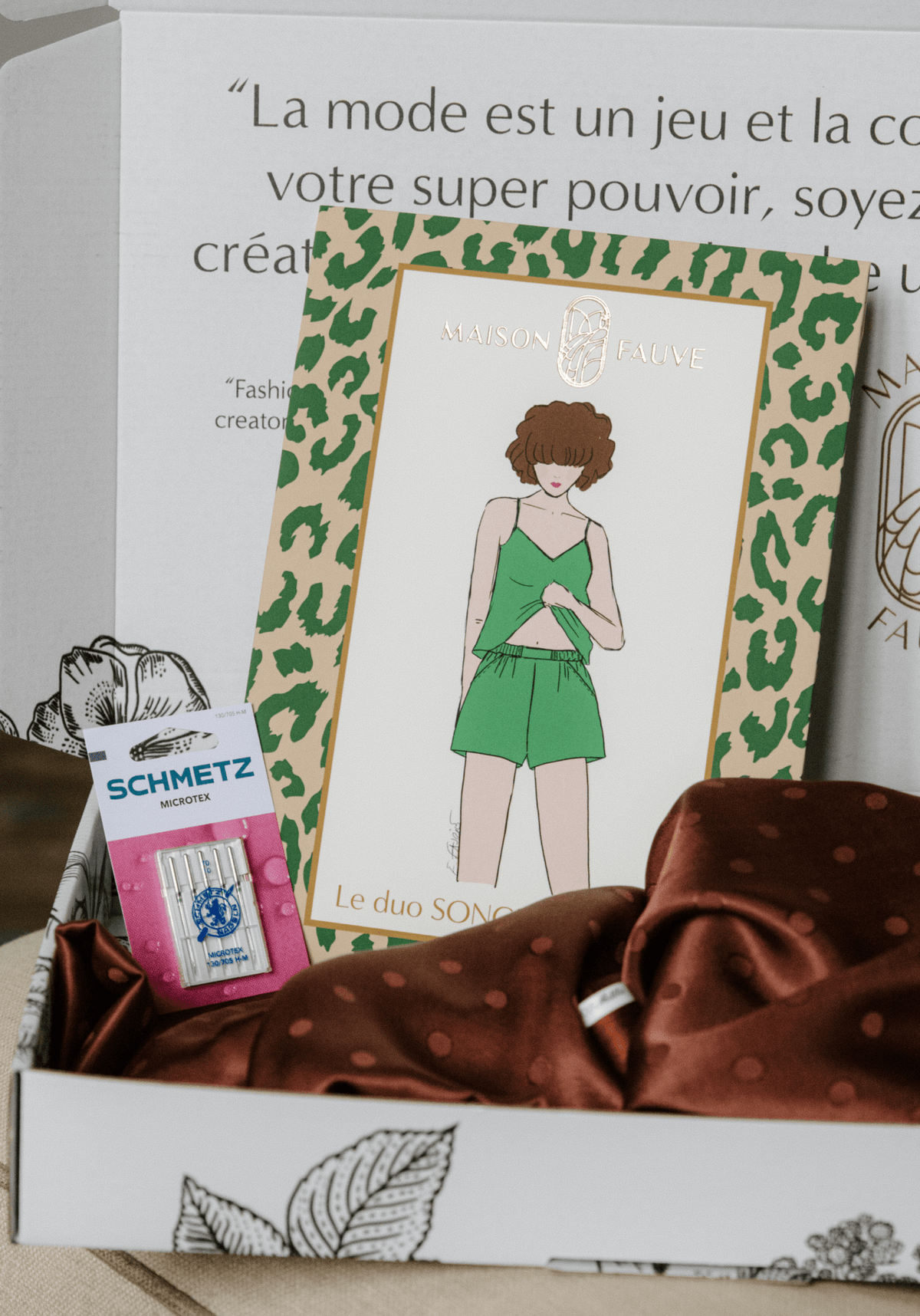 Box Couture - Le Pyjama Blush Songe - Maison Fauve