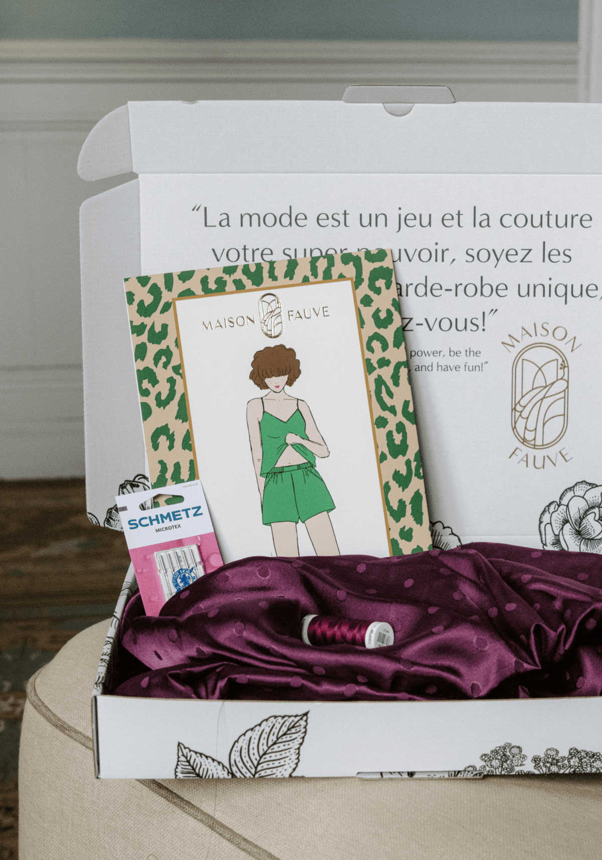 Box Couture - Le Pyjama Blush Songe - Maison Fauve