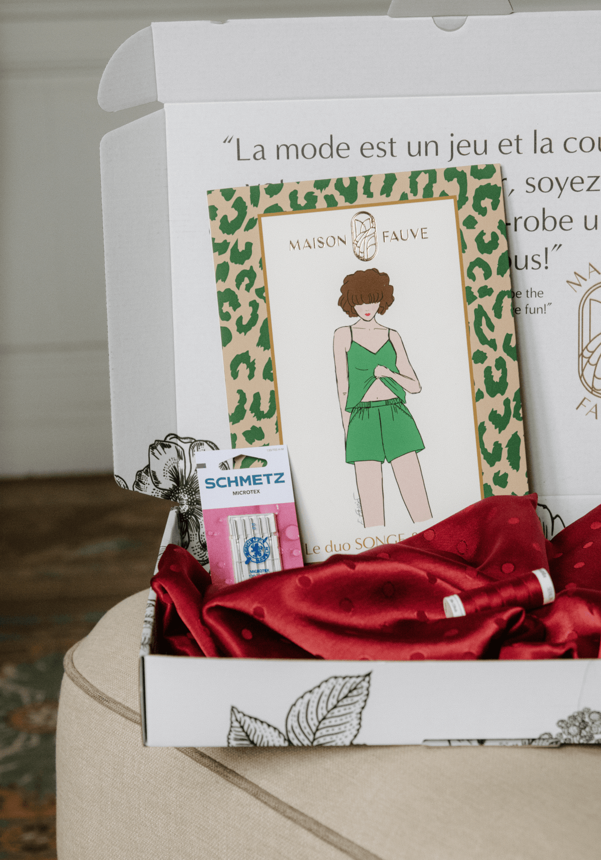 Box Couture - Le Pyjama Blush Songe - Maison Fauve