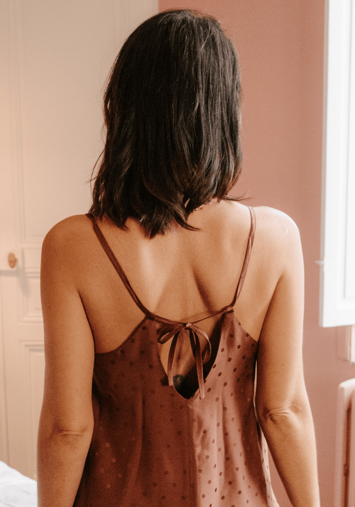 Box couture nuisette Saint - Valentin - Patron Paola et Jacquard Lucente - Maison Fauve