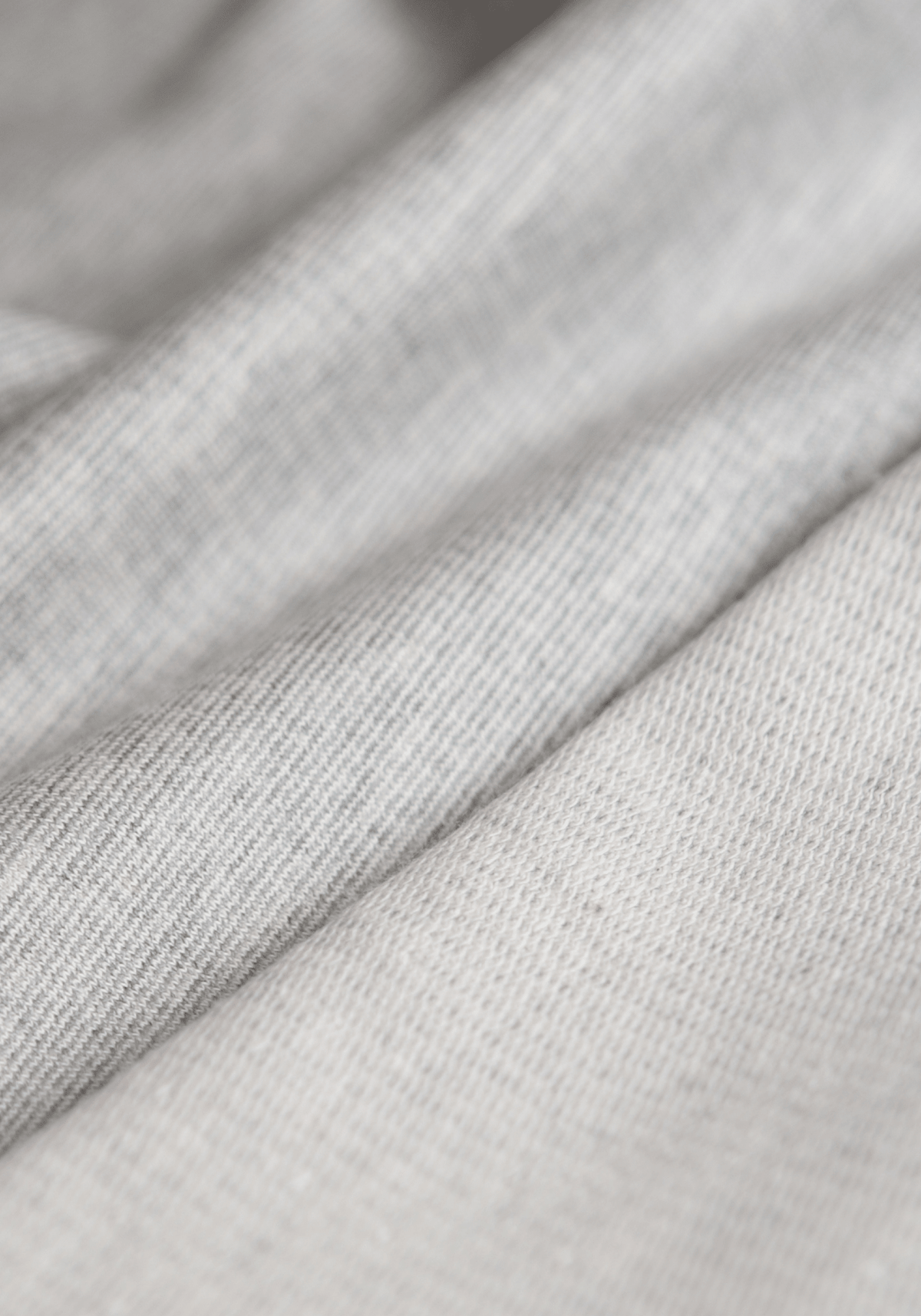COUPON 130 cm - Tissu sweat léger Jersey gris - Felpa - Maison Fauve