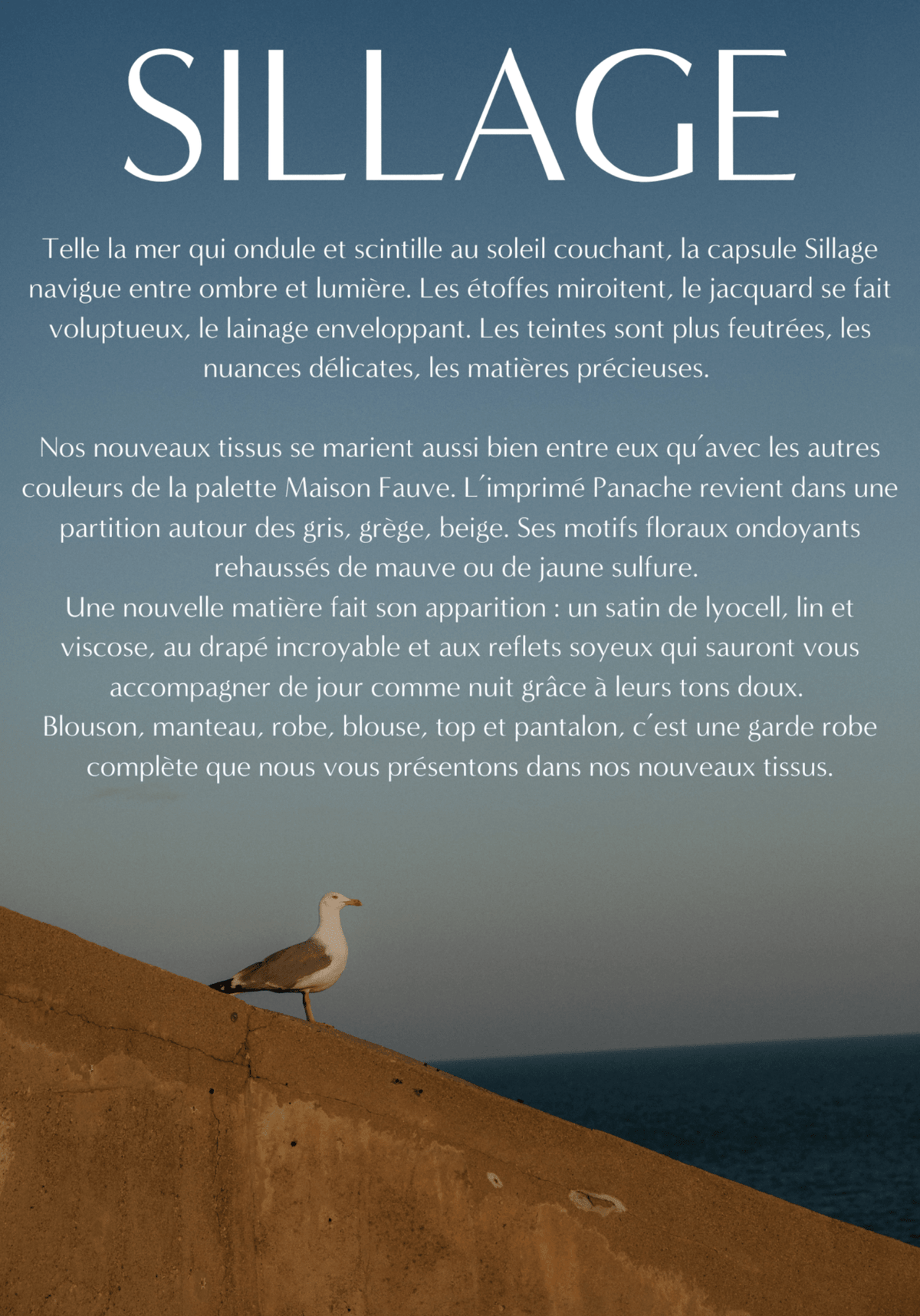 Le Lookbook de la capsule SILLAGE - Maison Fauve