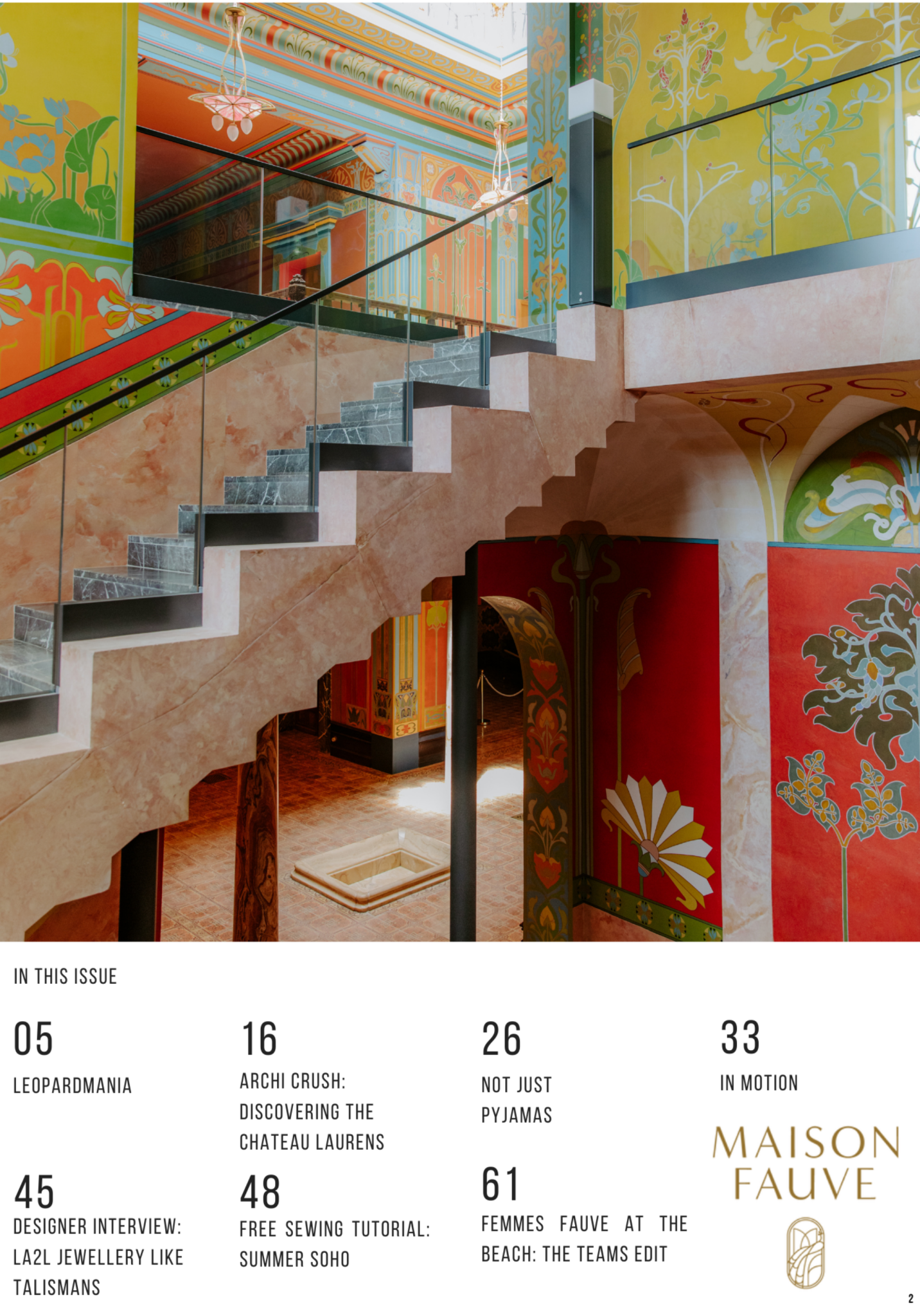 L'Œil Fauve Magazine - Number 7 - Summer 2023 (English version) - Maison Fauve