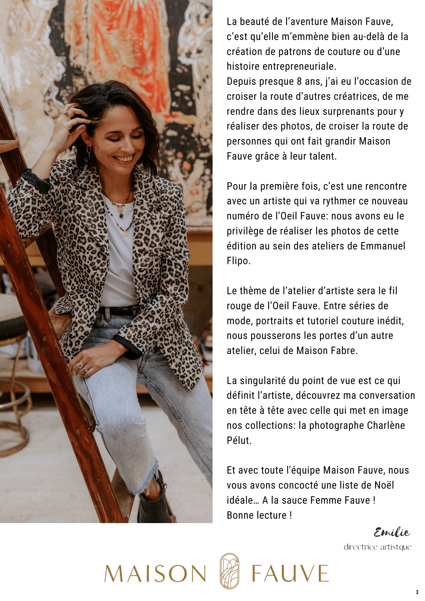 Magazine L' Oeil Fauve - Numéro 8 - Décembre 2023 - Maison Fauve
