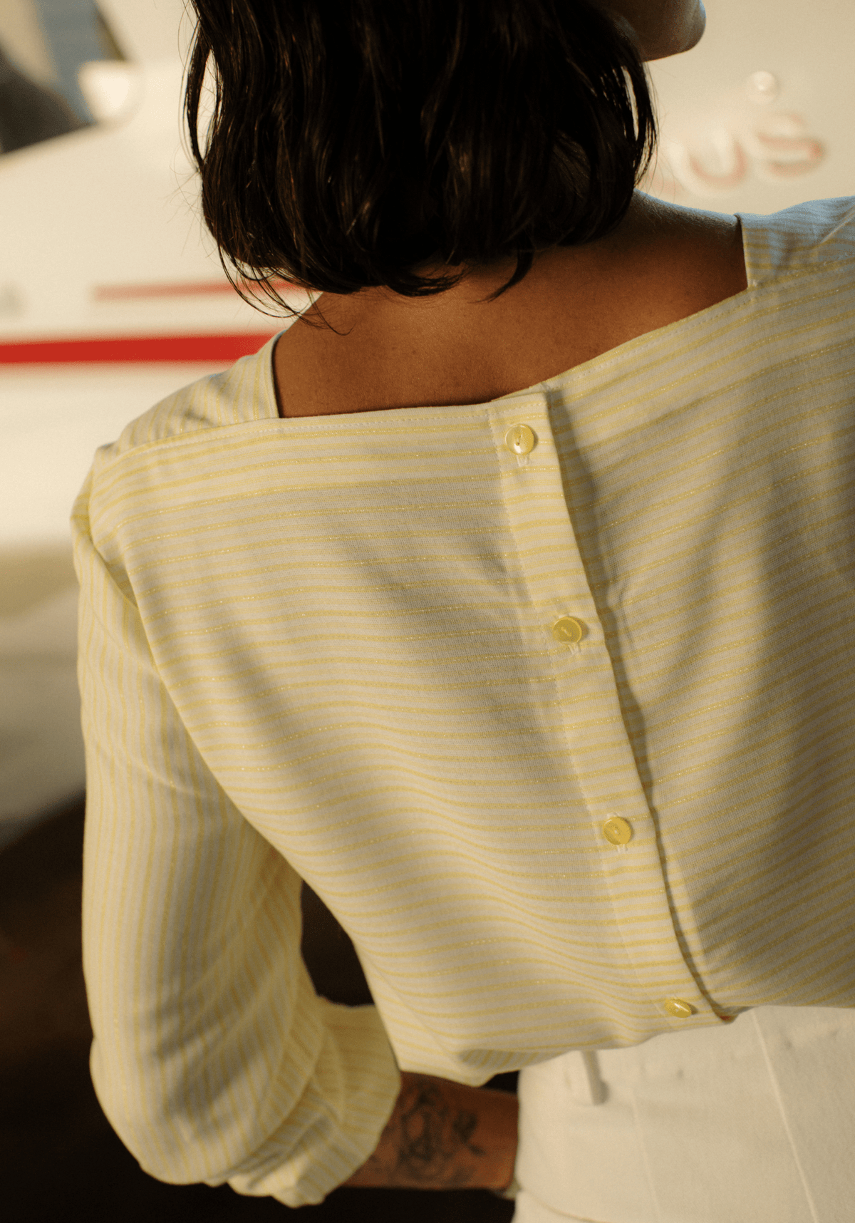 Patron couture blouse Déferlante / PDF (A4, A3, A0, US Letter) - Cadres, Calques par Taille, Vidéoprojection - Maison Fauve
